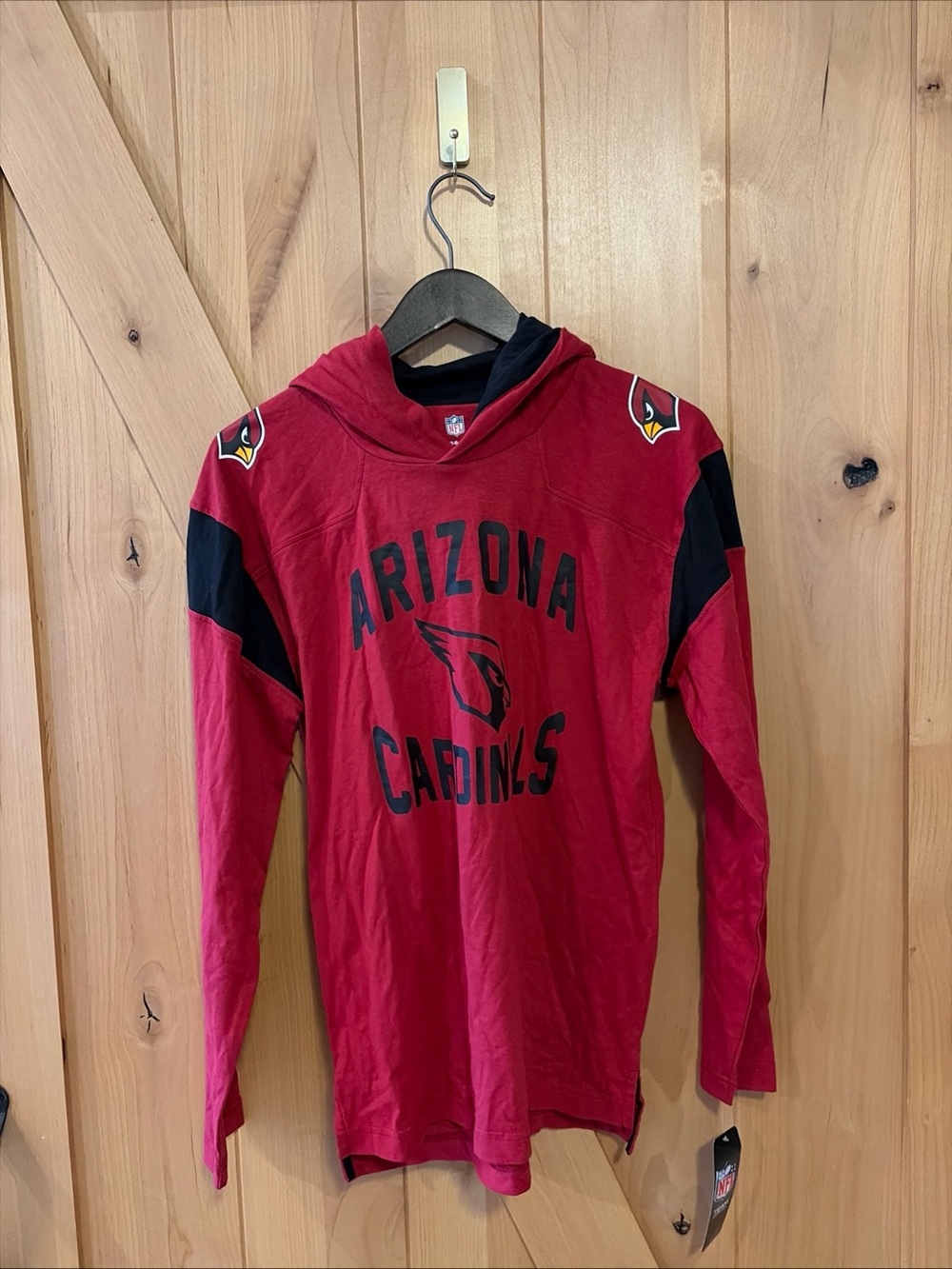 Arizona Cardinals NFL Youth L (14/16) Red Pullover Hoodie Sweatshirt NWT